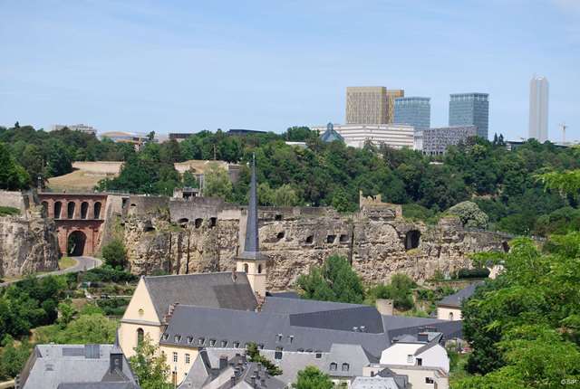 Foto - Sicht auf Luxemburg-Stadt
